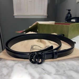 GG Marmont thin belt. Dust bag & box included